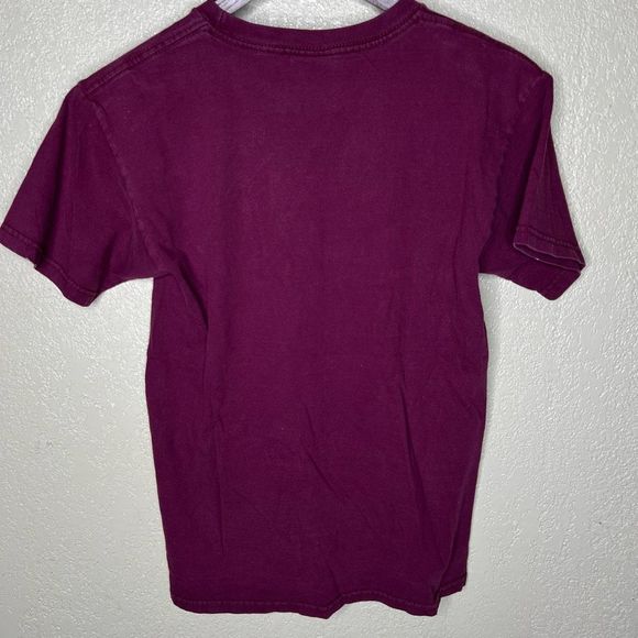 Stussy Burgundy 8 Ball T Shirt Small - Picture 4 of 4